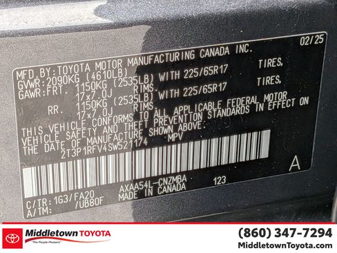 Certified 2025 Toyota RAV4 XLE AWD/4WD image 36