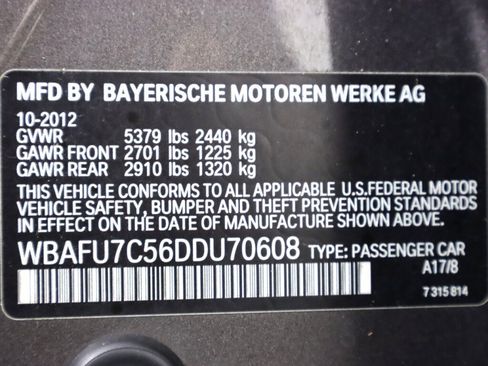 Used 2013 BMW 535i xDrive Sedan image 47