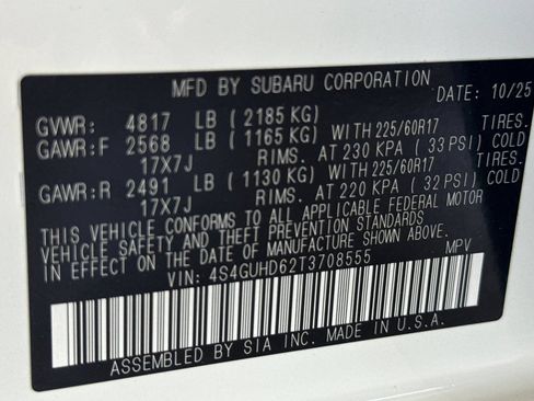 Certified 2026 Subaru Crosstrek 2.5i Premium AWD/4WD image 27