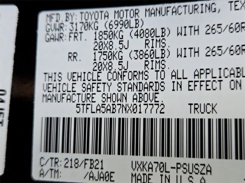 Used 2022 Toyota Tundra SR5 image 33