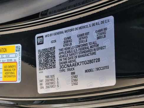 New 2026 Chevrolet Silverado 1500 W/T w/ WT Value Package RWD image 22