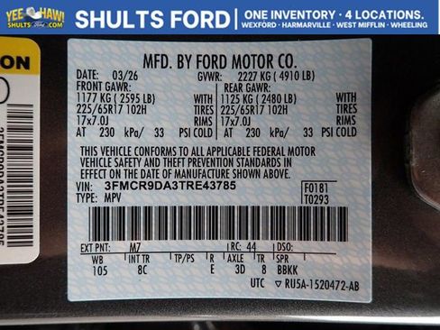 New 2026 Ford Bronco Sport Badlands AWD/4WD image 18