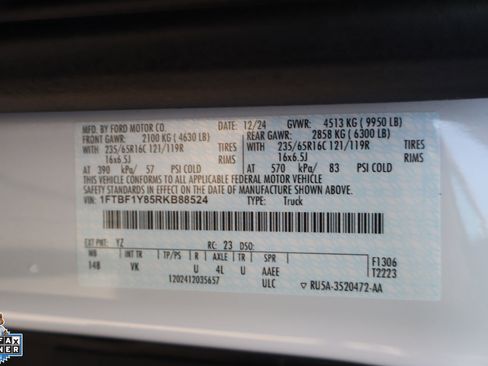 Used 2024 Ford Transit 350 148 Low Roof w/ Load Area Protection Package RWD image 29