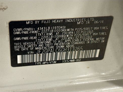 Used 2016 Subaru Crosstrek 2.0i Limited image 38