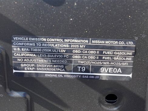 New 2025 Nissan Versa SV image 23