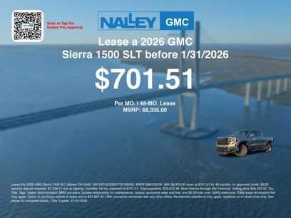 New 2026 GMC Sierra 1500 SLT w/ SLT Premium Plus Package