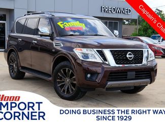 Used 2019 Nissan Armada Platinum w/ Captain's Chairs Package RWD video 1