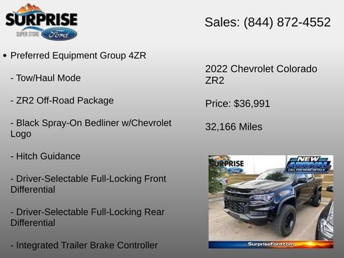 Used 2022 Chevrolet Colorado ZR2 w/ ZR2 Midnight Special Edition AWD/4WD image 6