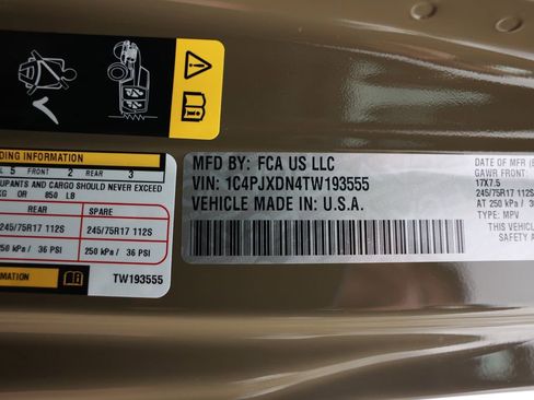 New 2026 Jeep Wrangler Sport S image 34