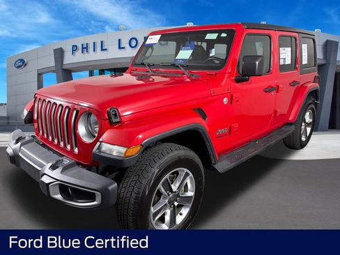 Used 2019 Jeep Wrangler Unlimited Sahara AWD/4WD image 1
