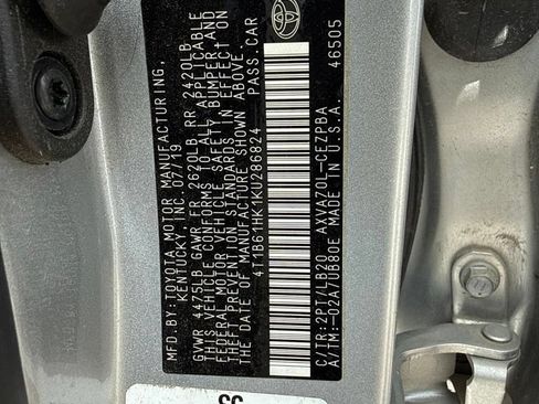 Used 2019 Toyota Camry XSE FWD image 37
