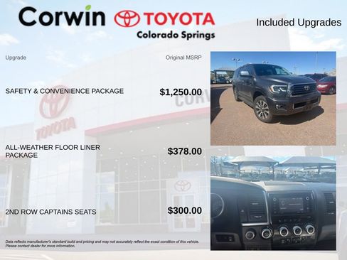 Used 2019 Toyota Sequoia Limited w/ Safety & Convenience Package AWD/4WD image 7