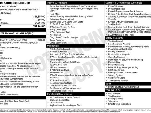 Used 2026 Jeep Compass Latitude AWD/4WD image 34
