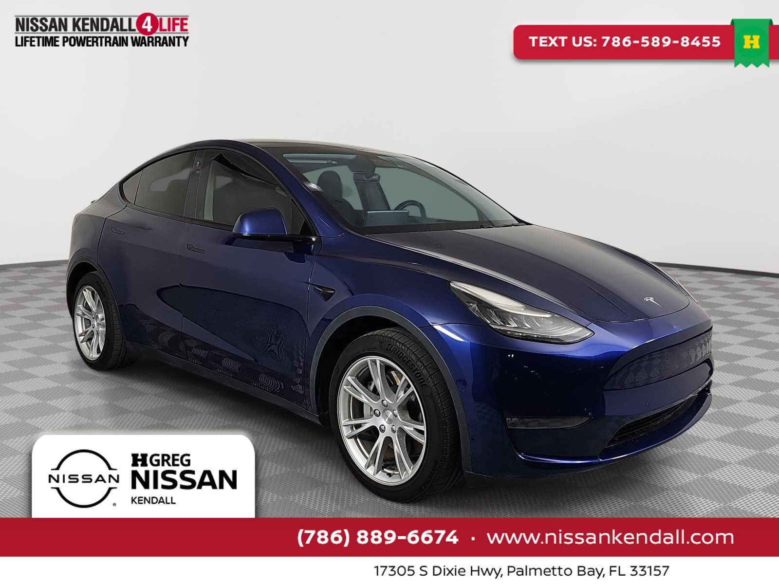 Used 2021 Tesla Model Y Long Range AWD/4WD image 1