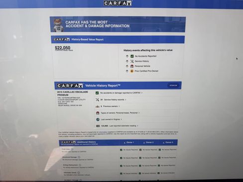 Used 2015 Cadillac Escalade Premium image 3