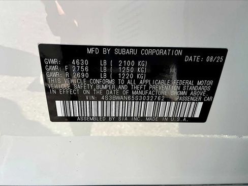 New 2025 Subaru Legacy Limited image 18