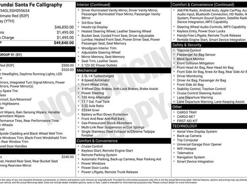 Used 2025 Hyundai Santa Fe Calligraphy FWD image 16