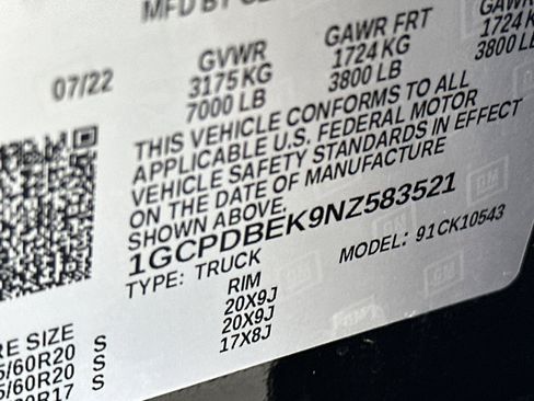 Used 2022 Chevrolet Silverado 1500 Custom image 30