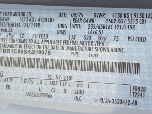 New 2025 Ford Transit 250 Base w/ Load Area Protection Package image 58