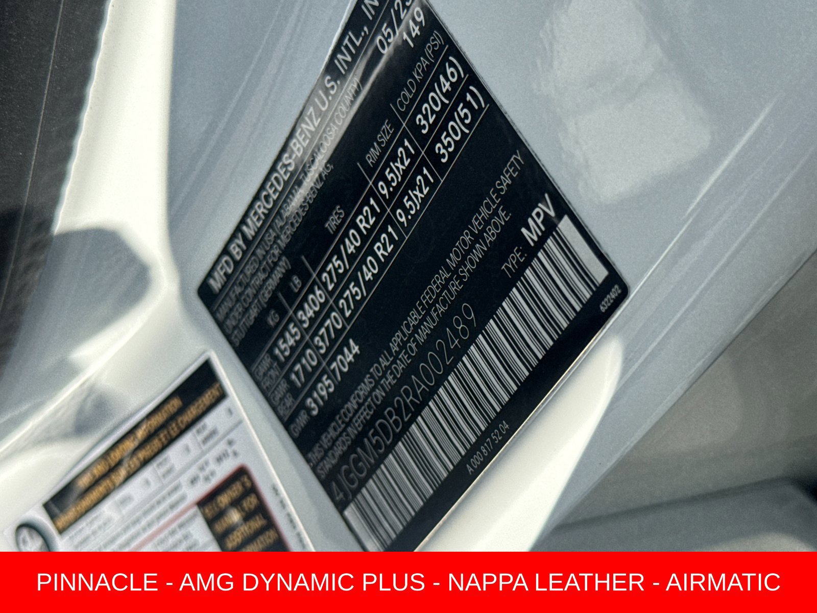 Certified 2024 Mercedes-Benz EQE AMG 4MATIC SUV image 28