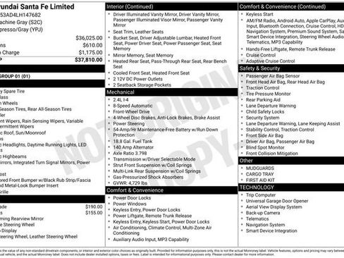 Used 2020 Hyundai Santa Fe Limited FWD image 5