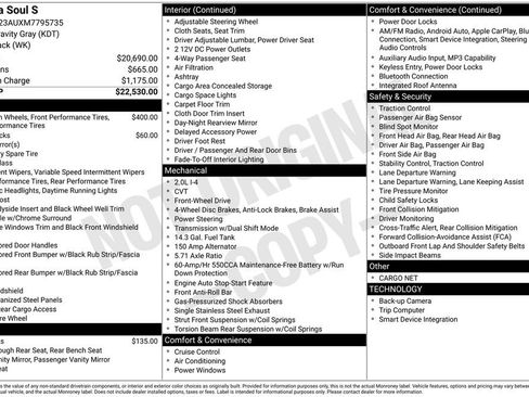 Certified 2021 Kia Soul S FWD image 10