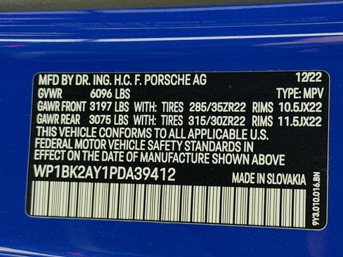 Certified 2023 Porsche Cayenne Turbo GT AWD/4WD image 32