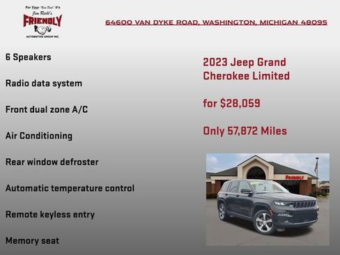 Used 2023 Jeep Grand Cherokee Limited AWD/4WD image 10