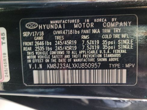 Used 2019 Hyundai Tucson Sport w/ Cargo Package image 33