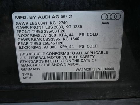 Used 2022 Audi Q4 e-tron Prestige w/ S Line Plus Package AWD/4WD image 46