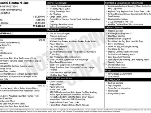 Used 2023 Hyundai Elantra N Line image 33