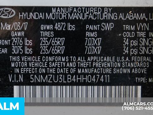 Used 2017 Hyundai Santa Fe Sport w/ 2.4L Value Package 06 image 13