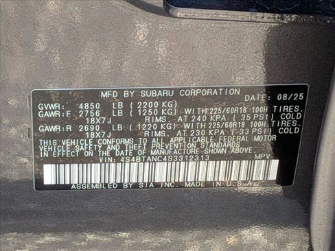 New 2025 Subaru Outback Limited image 18