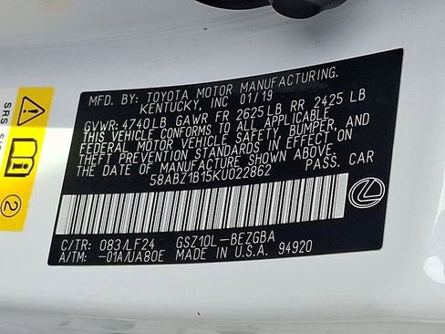 Used 2019 Lexus ES 350 F Sport w/ Accessory Package image 26