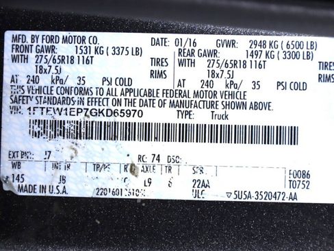 Used 2016 Ford F150 XLT w/ Equipment Group 302A Luxury image 49