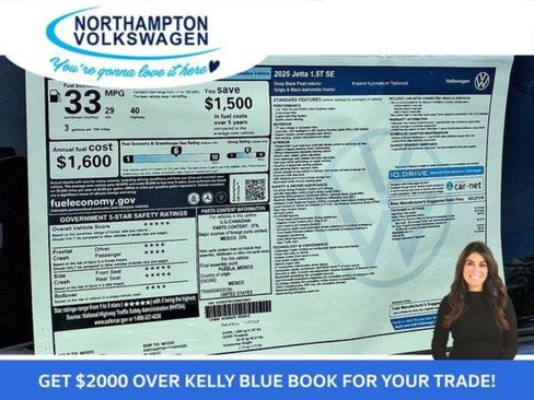 New 2025 Volkswagen Jetta SE image 18