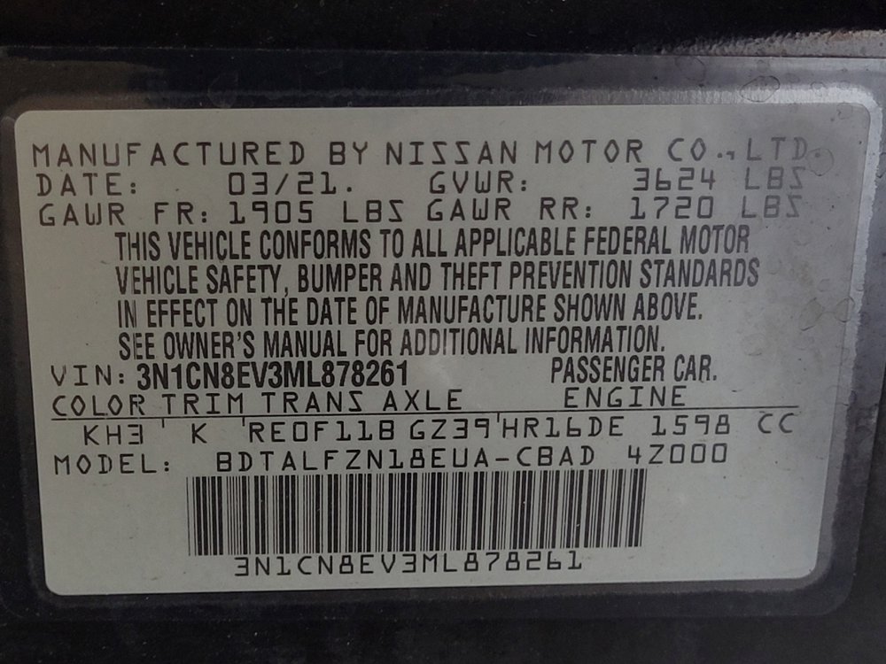 Used 2021 Nissan Versa SV FWD image 33