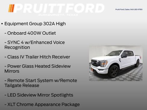 Used 2023 Ford F150 XLT w/ Equipment Group 302A High image 7