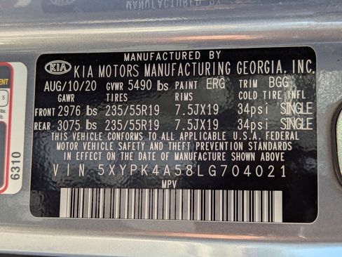 Used 2020 Kia Sorento SX image 33