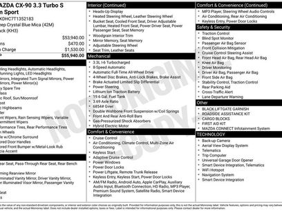 New 2026 MAZDA CX-90 3.3 Turbo S w/ Premium Package