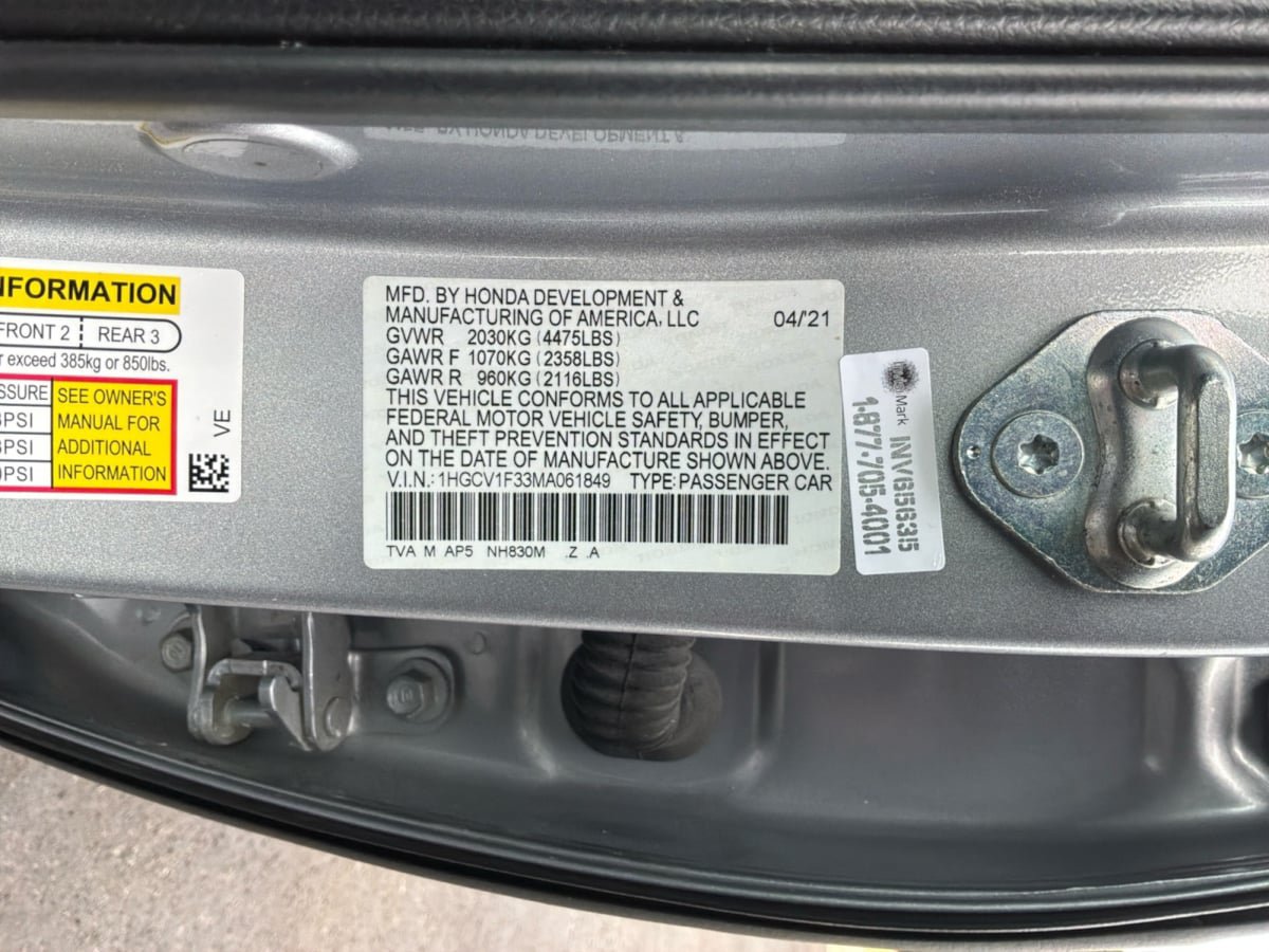 Used 2021 Honda Accord Sport image 25