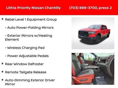 Used 2025 RAM 1500 Rebel w/ Rebel Level 1 Equipment Group AWD/4WD image 18