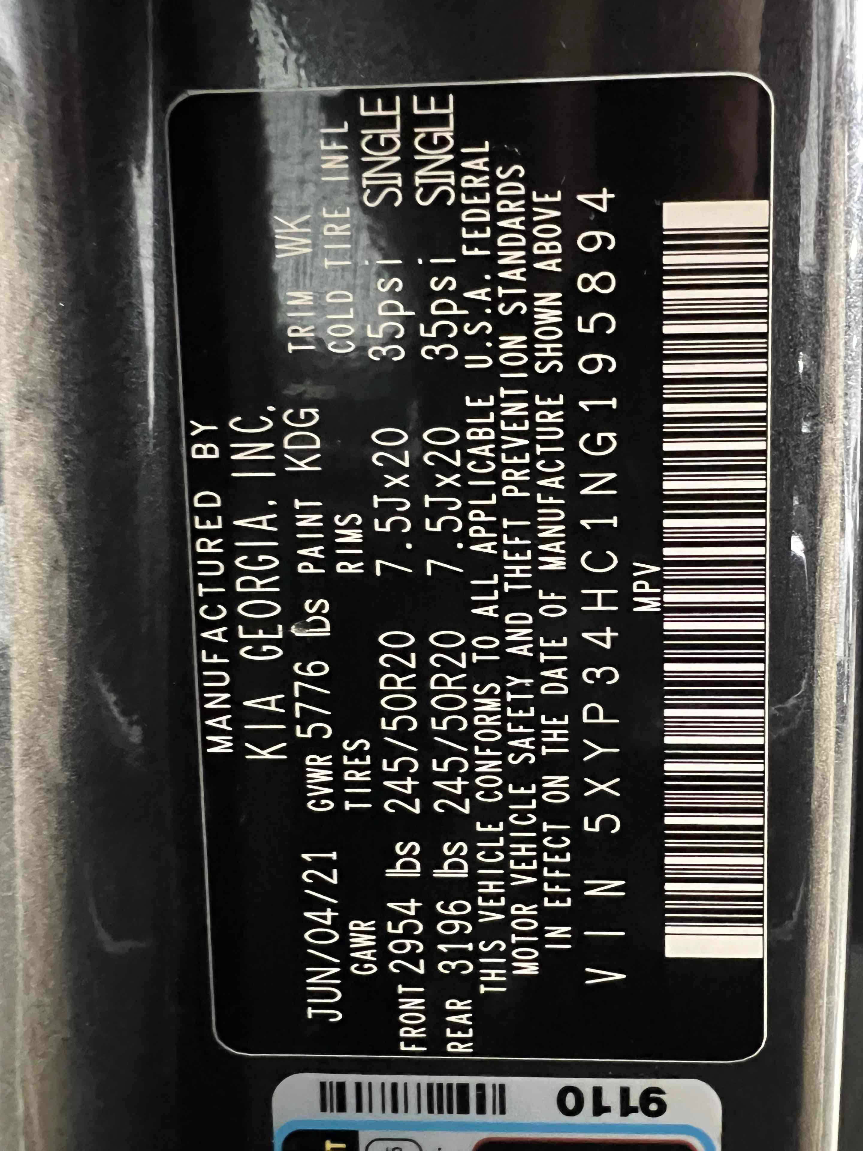 Used 2022 Kia Telluride EX w/ EX Premium Package FWD image 84