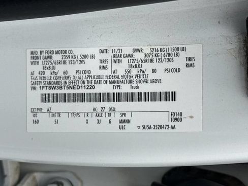 Used 2022 Ford F350 Lariat w/ Lariat Ultimate Package AWD/4WD image 24