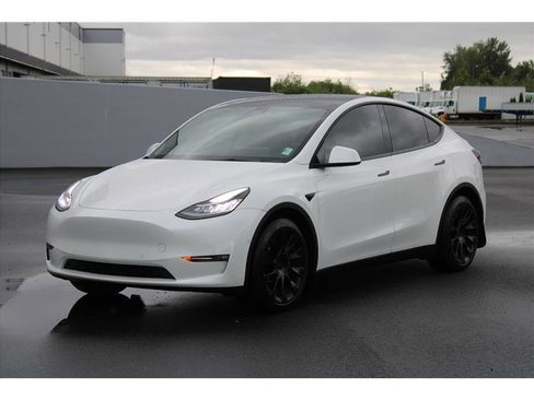 Used 2021 Tesla Model Y Long Range AWD/4WD image 1