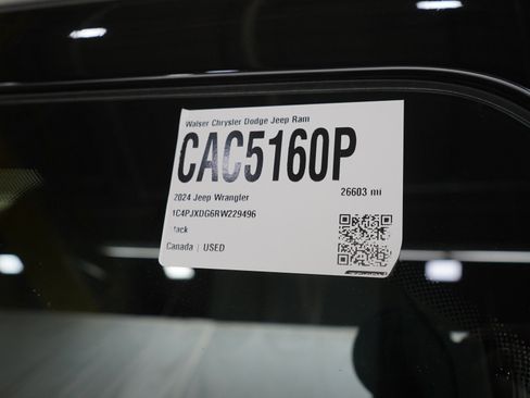 Used 2024 Jeep Wrangler Unlimited Sport AWD/4WD image 31