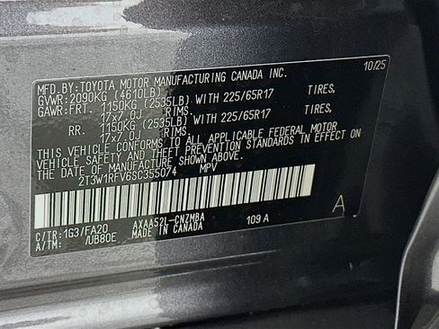 Used 2025 Toyota RAV4 XLE w/ Convenience Package image 12