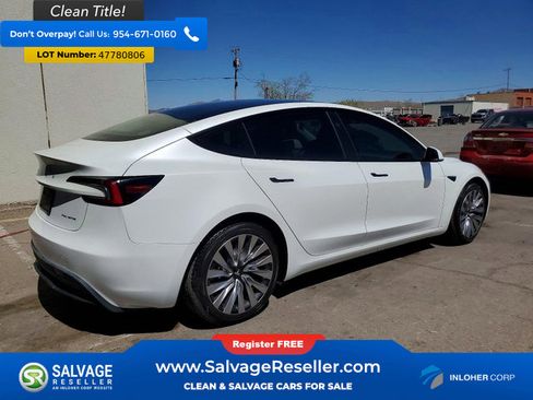 Used 2024 Tesla Model 3 Long Range AWD/4WD image 4