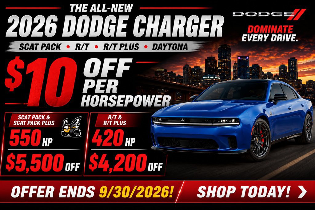 New 2026 Dodge Charger R/T AWD/4WD image 2