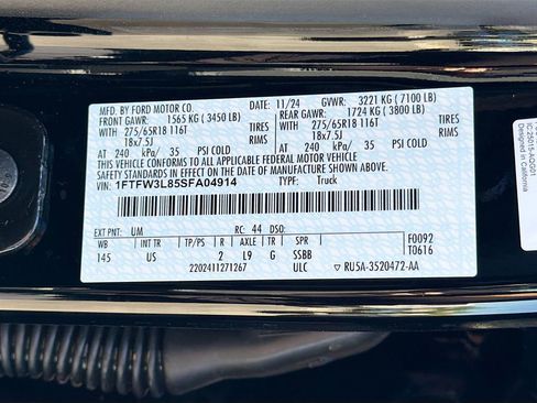 Used 2025 Ford F150 XLT w/ Equipment Group 302A MID AWD/4WD image 33